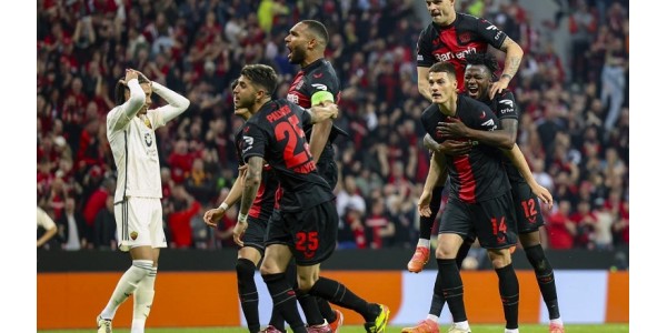 Bayer 04 Leverkusen przerwał 59-letnią passę bez porażki w najwyższej klasie rozgrywkowej UEFA